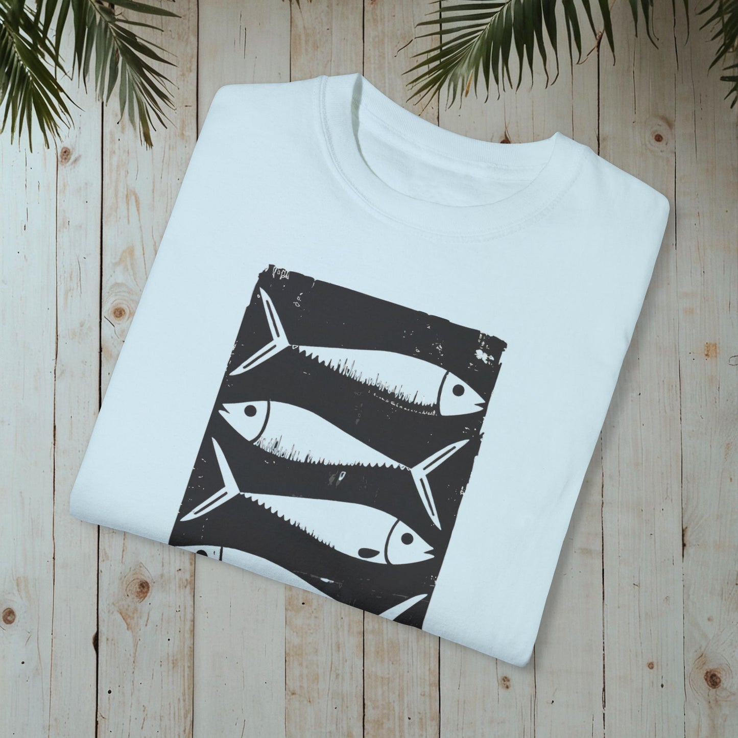 Sardines Box Retro GARMENT-DYED TEE