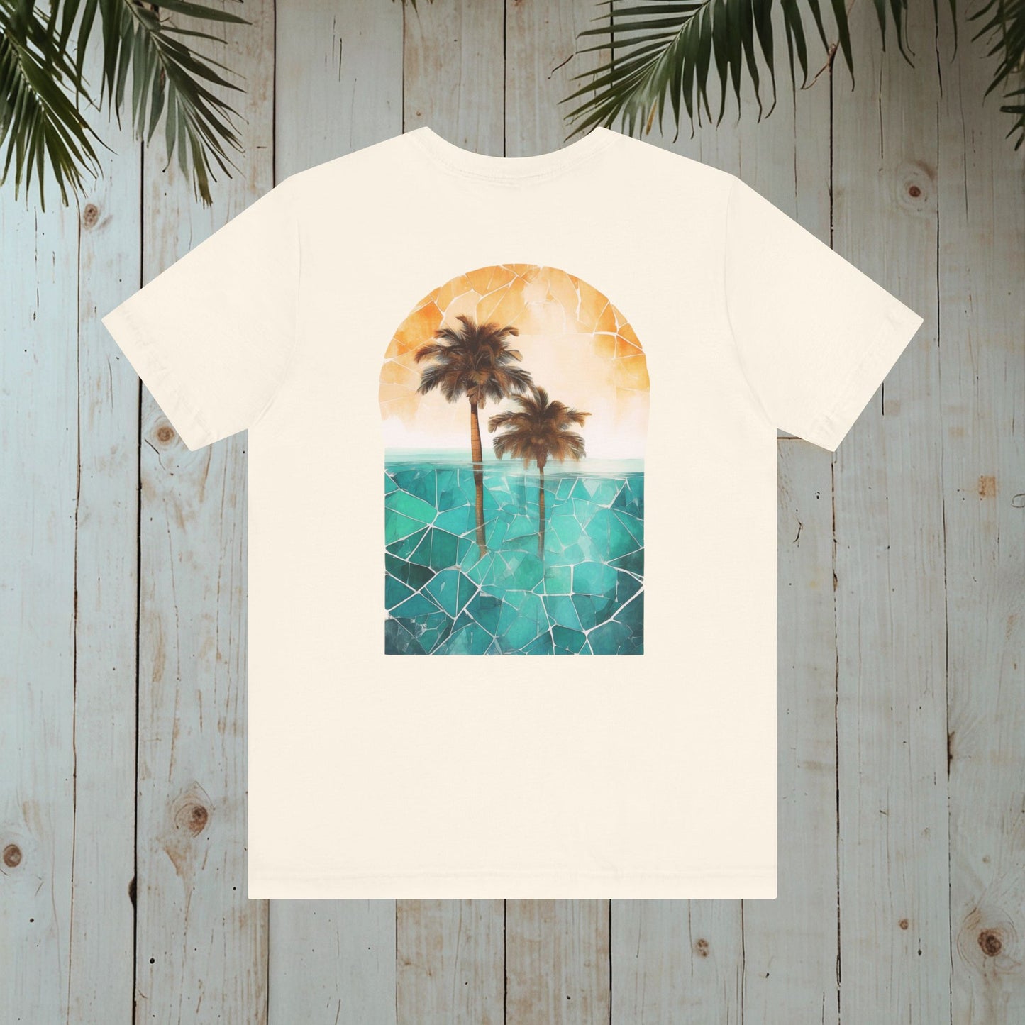 MOSAIC OCEAN PALM CLASSIC TEE