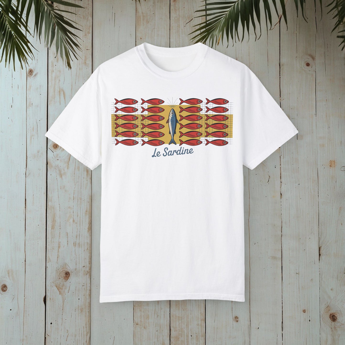 Le Sardine Retro GARMENT-DYED TEE