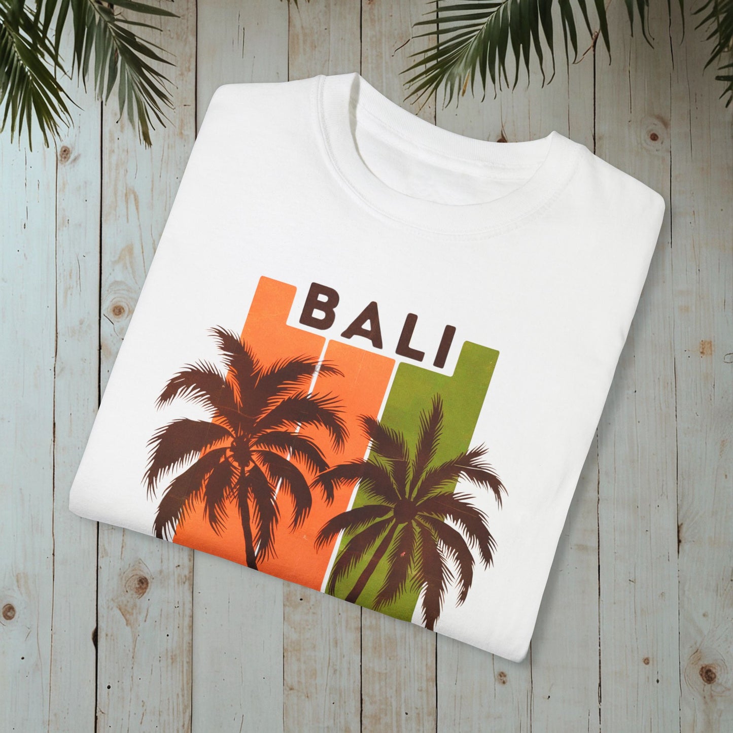 BALI PALM RETRO GARMENT-DYED TEE