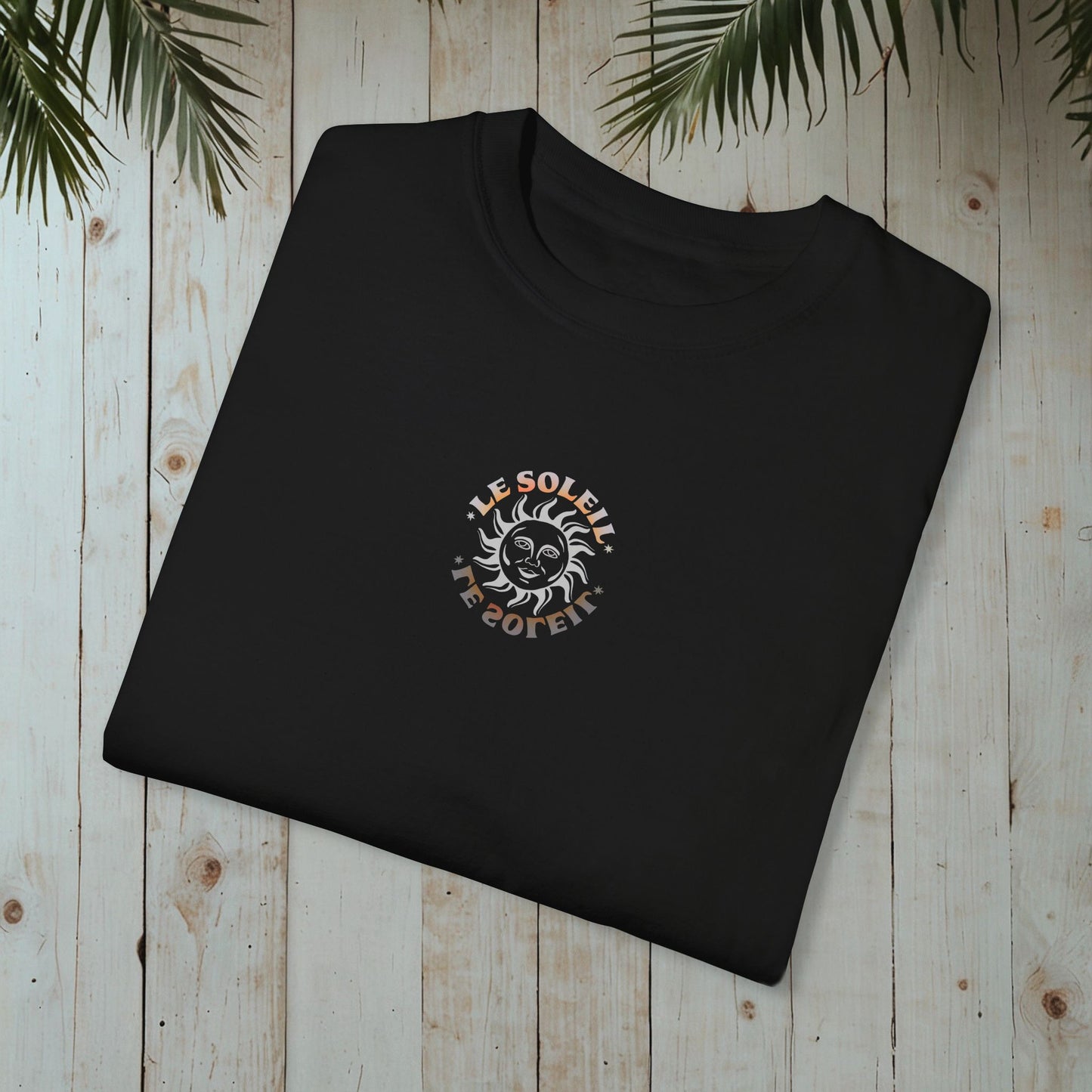 LE SOLEIL SUN GARMENT-DYED TEE