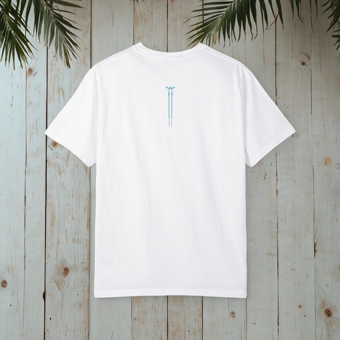 CLIPPED UNDERWATER BACK SET GARMENT-DYED TEE