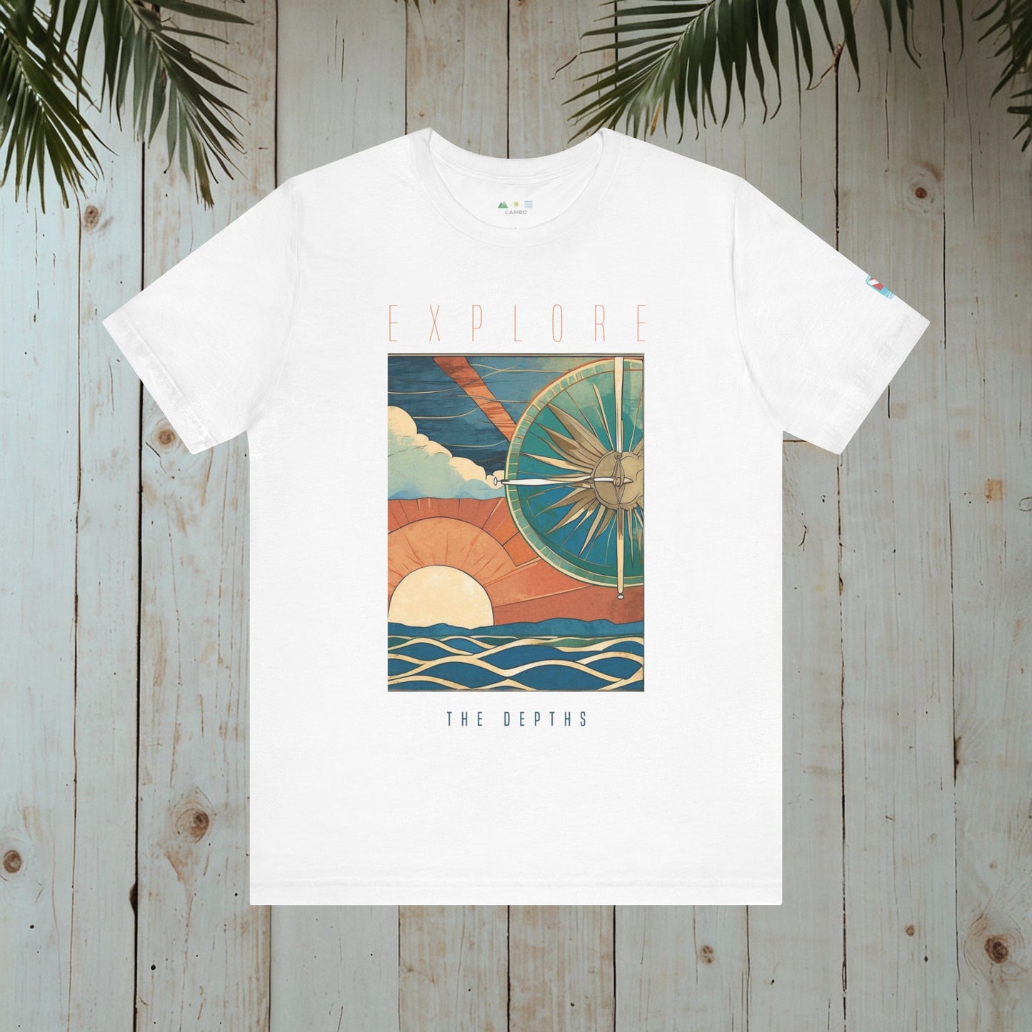 EXPLORE THE DEPTHS DIVER DOWN COMPASS CLASSIC TEE