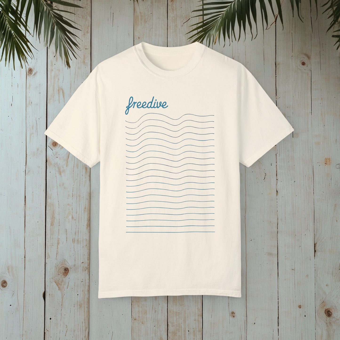 FREEDIVE WAVES GARMENT-DYED TEE