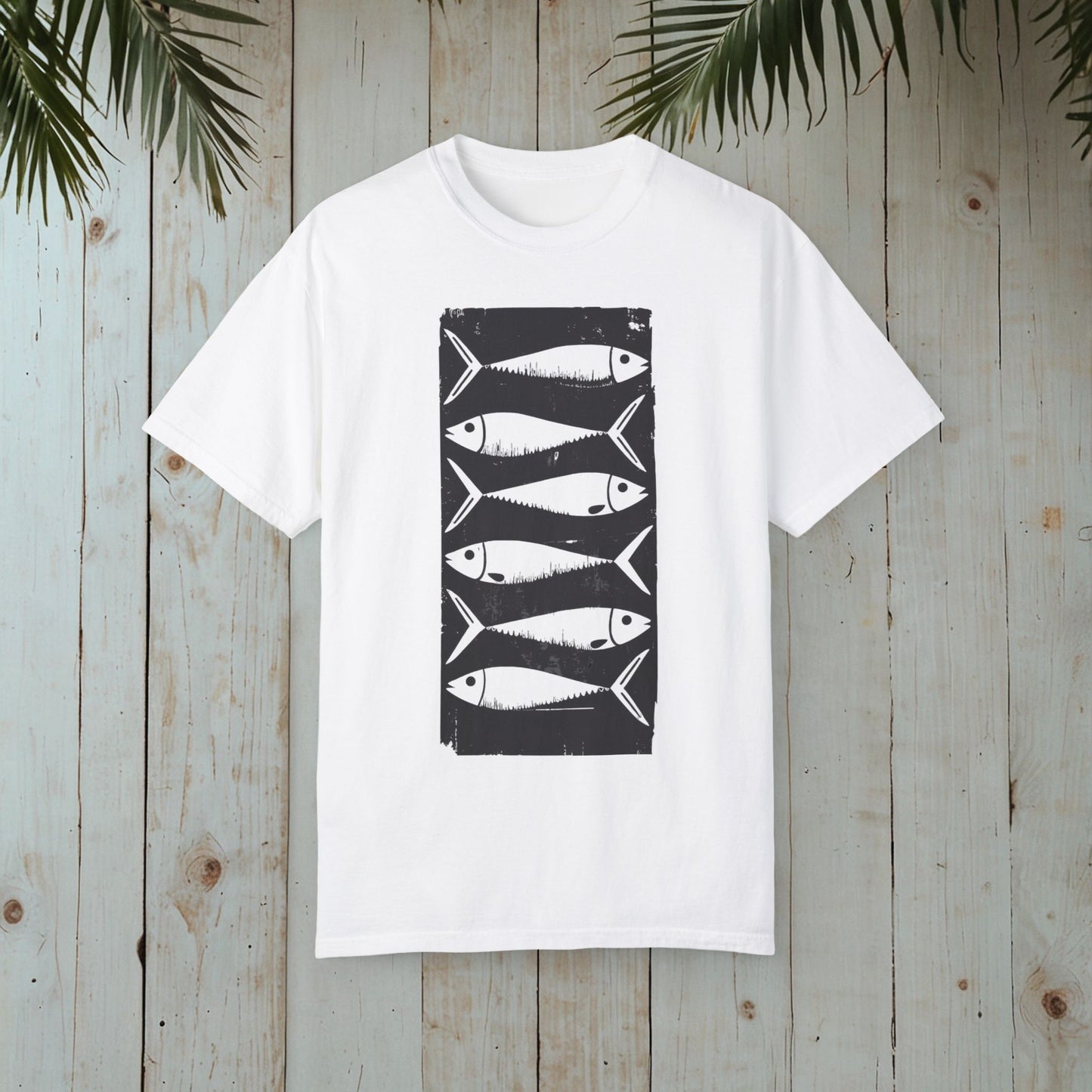 Sardines Box Retro GARMENT-DYED TEE
