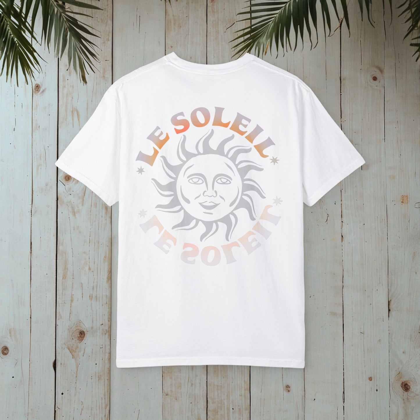 LE SOLEIL SUN GARMENT-DYED TEE