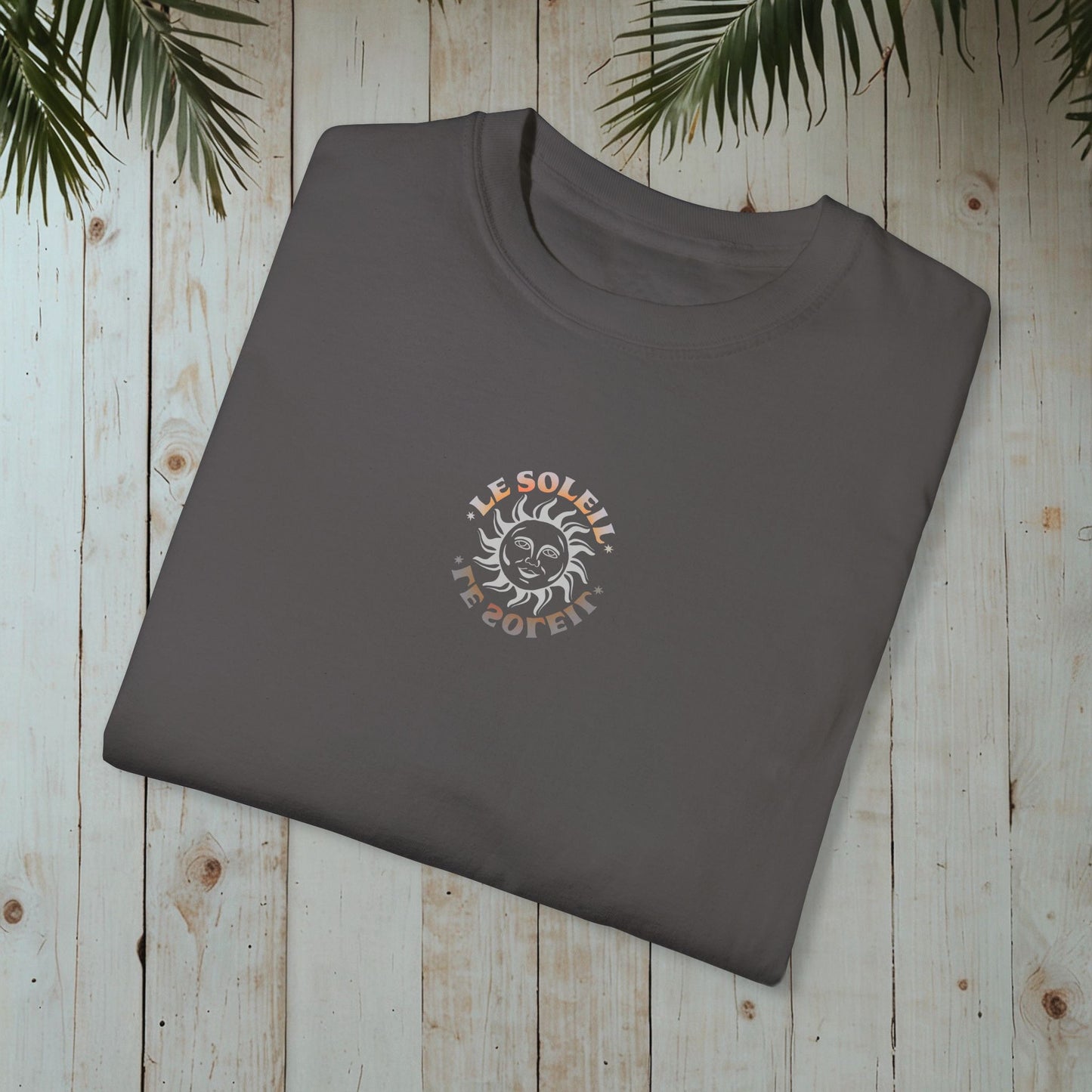LE SOLEIL SUN GARMENT-DYED TEE