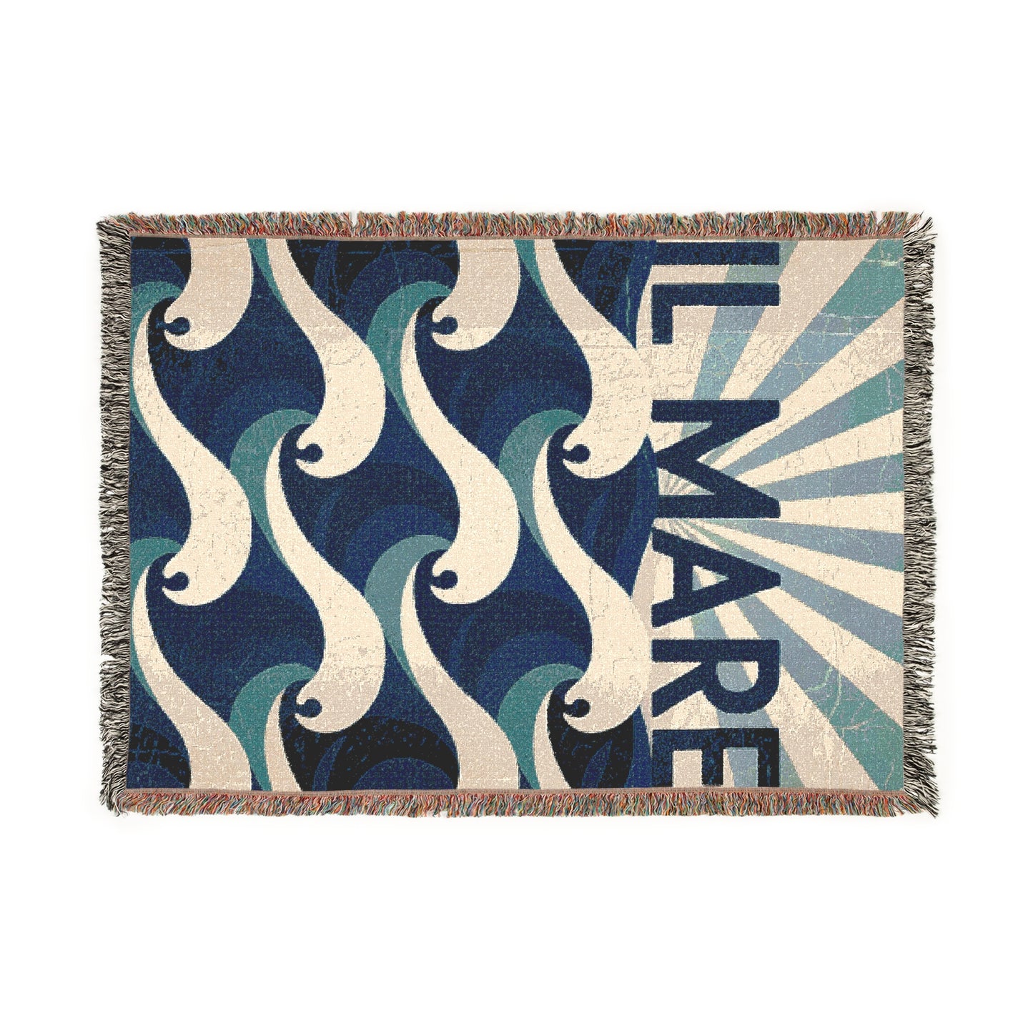 Il Mare Italian Ocean Woven Blanket