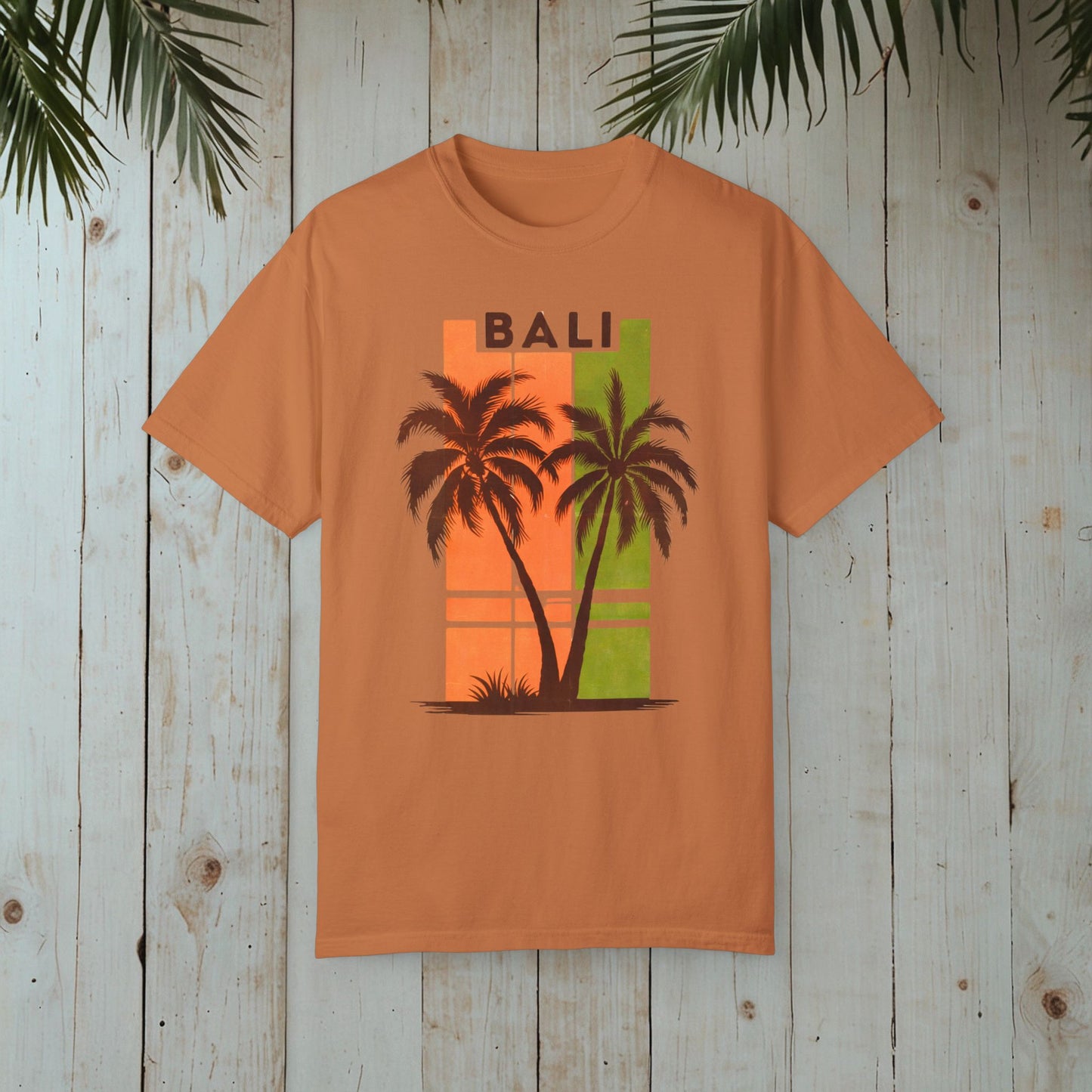 BALI PALM RETRO GARMENT-DYED TEE