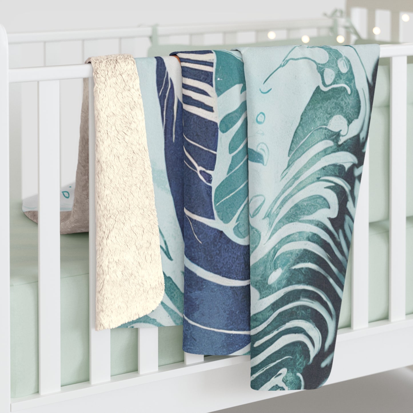 Sherpa Fish Fleece Blanket