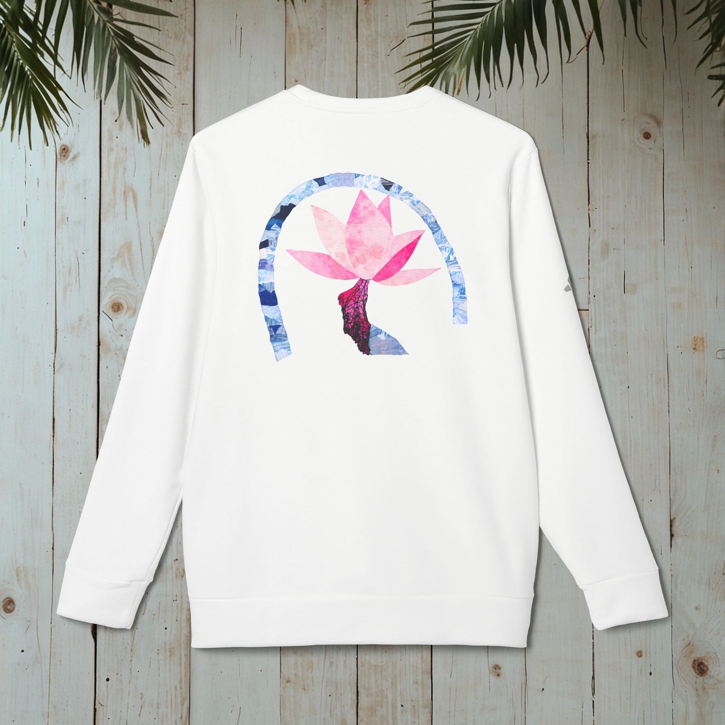 WATER LILY adidas® Unisex Fleece Crewneck Sweatshirt