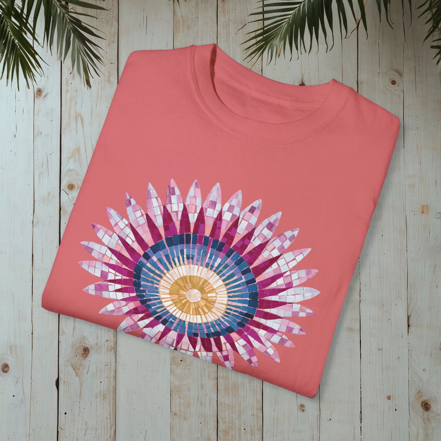 WATER LILY OCEANIC LIBRARY RETRO GARMENT-DYED TEE