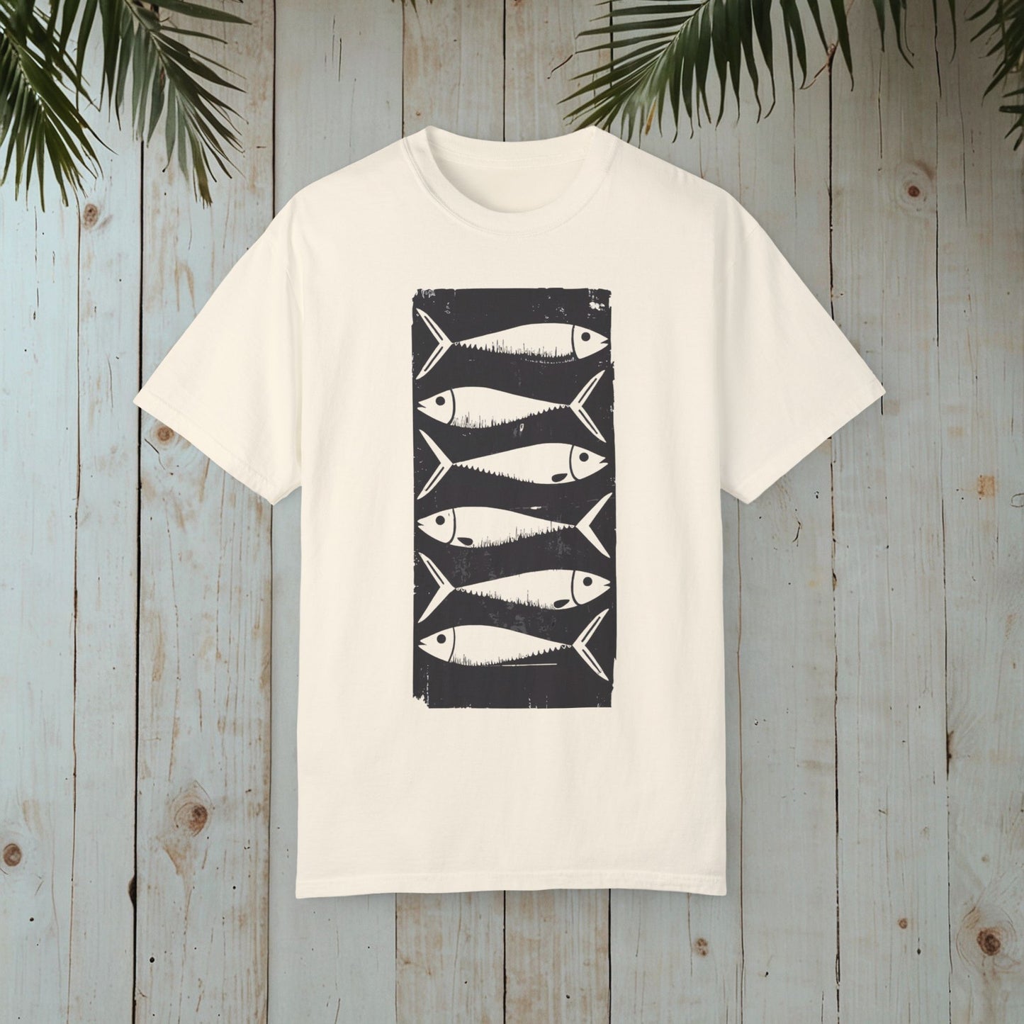 Sardines Box Retro GARMENT-DYED TEE