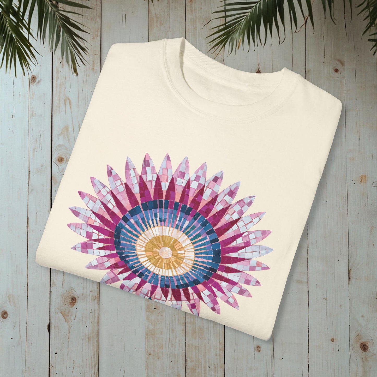 WATER LILY OCEANIC LIBRARY RETRO GARMENT-DYED TEE