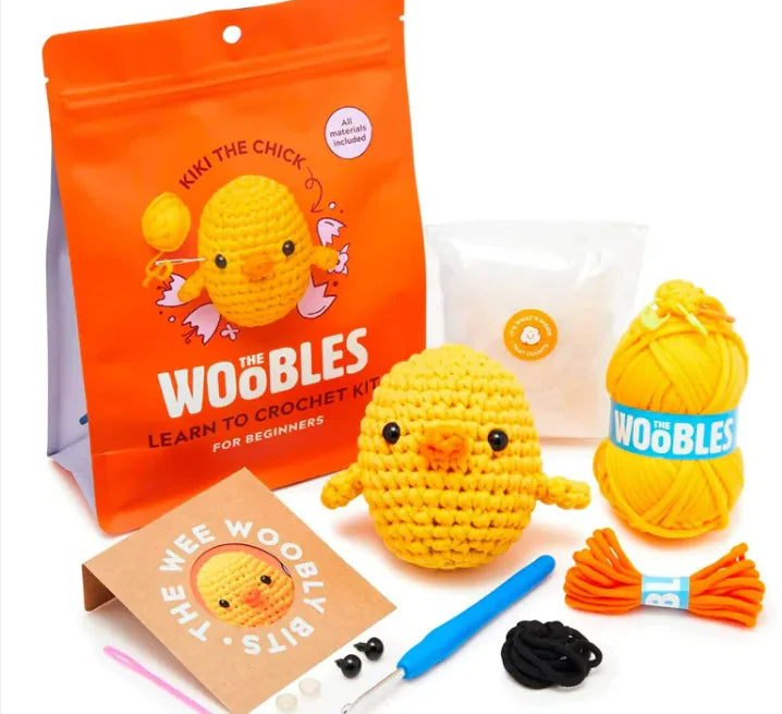 Crochet Kit WOOBLES For Beginners With Step-by-step Video Tutorial
