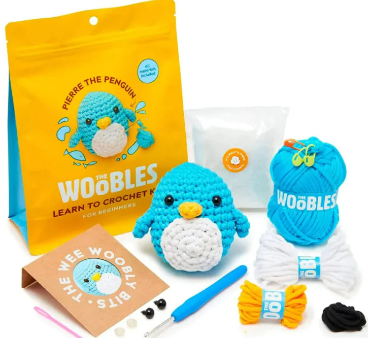 Crochet Kit WOOBLES For Beginners With Step-by-step Video Tutorial